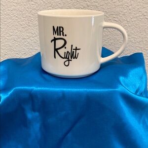 “Mr. Right” Porcelain Mug 🌸3/$20